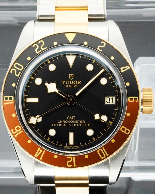 2025 Tudor Black Bay S&G GMT "Rootbeer" 41MM Black Dial Two-Tone Bracelet (79833MN)