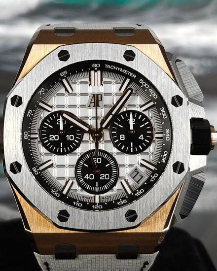 2023 Audemars Piguet Royal Oak Offshore 43MM Grey Dial Leather Strap (26420OI.OO.A015VE.01)