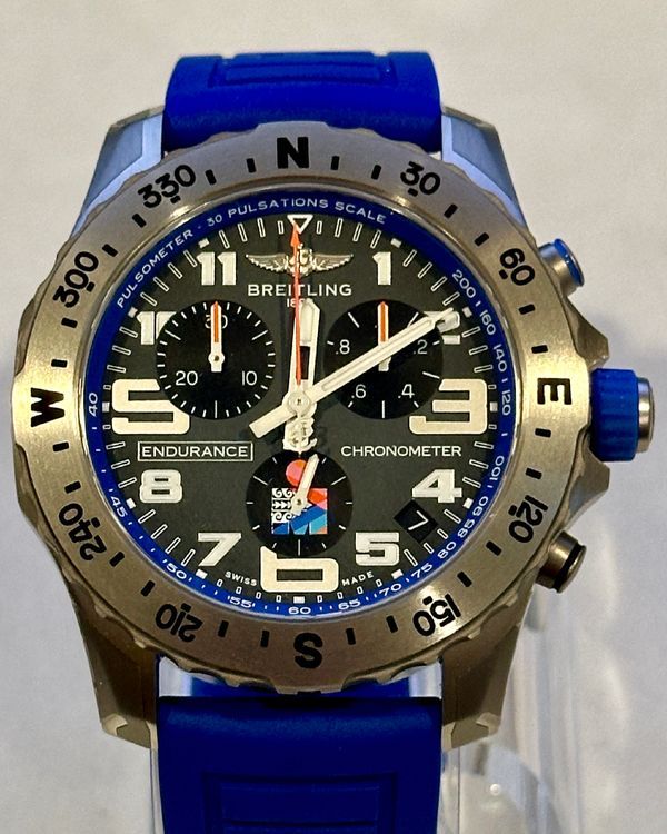 2023 Breitling Endurance Pro Ironman World Championship 44MM Quartz Grey Dial Rubber Strap (E823)