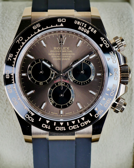 2025 Rolex Cosmograph Daytona 40MM Chocolate Dial Oysterflex Strap (126515LN)