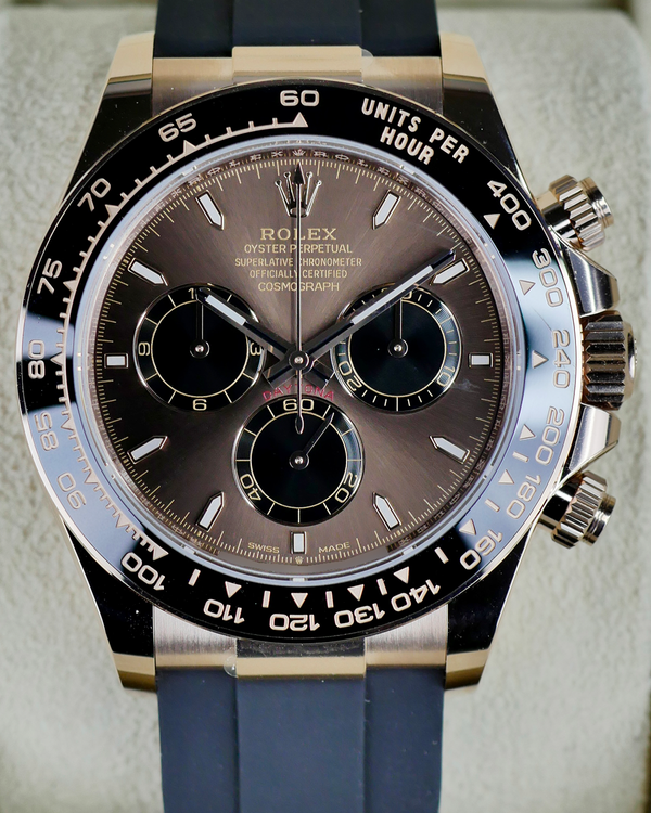 2025 Rolex Cosmograph Daytona 40MM Chocolate Dial Oysterflex Strap (126515LN)