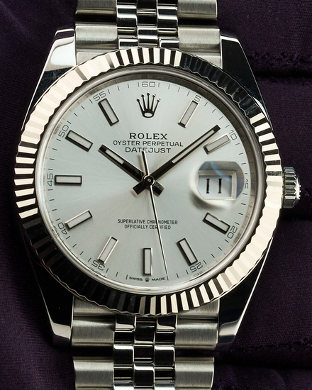 2025 Rolex Datejust 41MM Silver Dial Jubilee Bracelet (126334)
