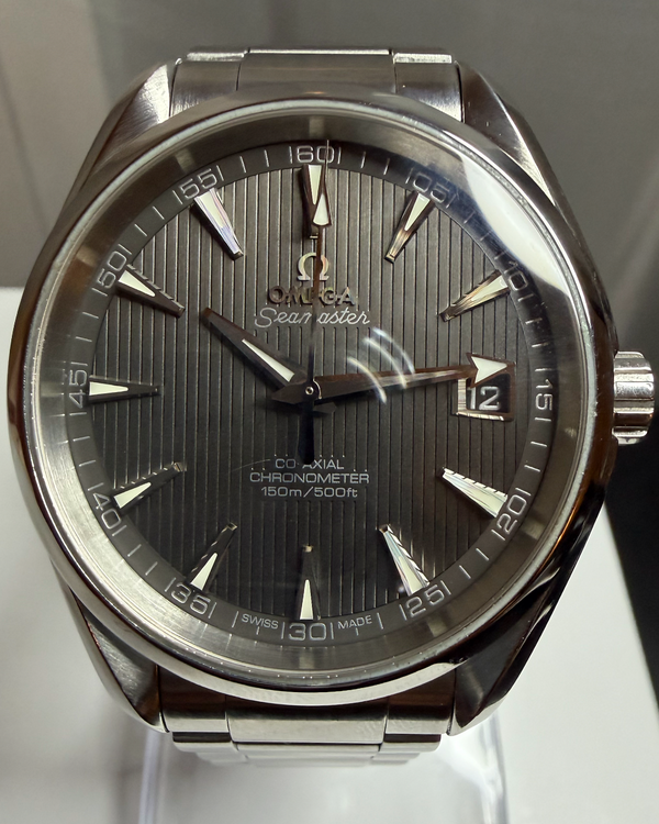 No Reserve - 2011 Omega Seamaster Aqua Terra 41.5MM Grey Dial Steel Bracelet (231.10.42.21.06.001)