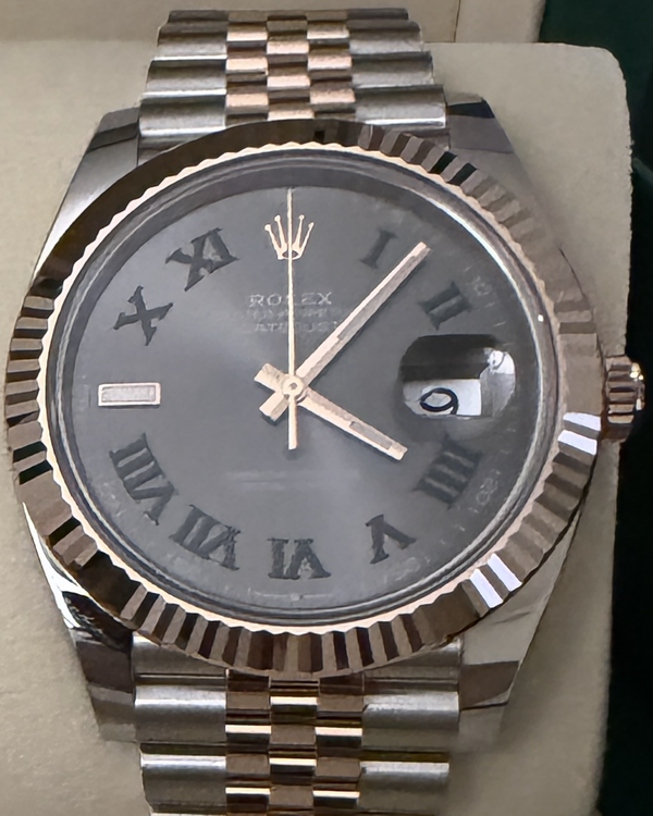 2025 Rolex Datejust "Wimbledon" 41MM Slate Dial Two-Tone Jubilee Bracelet (126331)