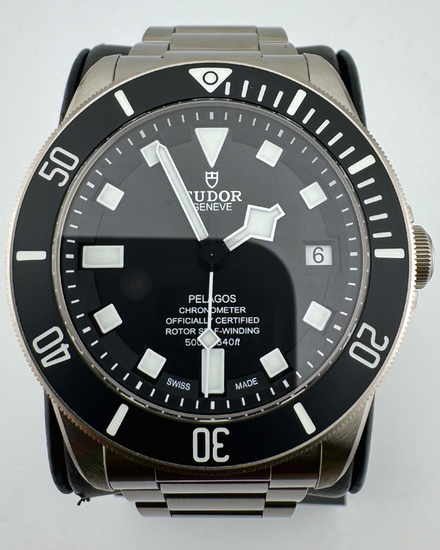 No Reserve - 2025 Tudor Pelagos 42MM Black Dial Titanium Bracelet (25600TN)