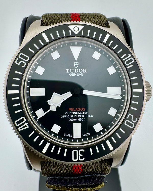 No Reserve - 2025 Tudor Pelagos FXD 42MM Black Dial Textile Strap (25717N)