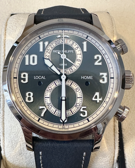 2023 Patek Philippe Complications 42MM Blue Dial Leather Strap (5924G-001)