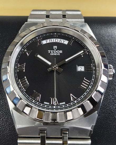 No Reserve - 2025  Tudor Royal 41MM Black Dial Steel Bracelet (28600)