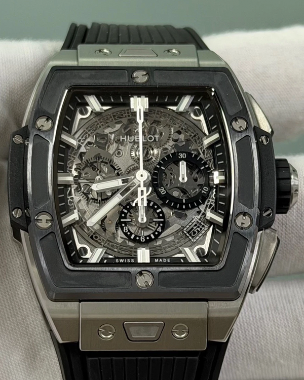 2024 Hublot Spirit Of Big Bang 42MM Skeleton Dial Rubber Strap (642.NX.0170.RX)
