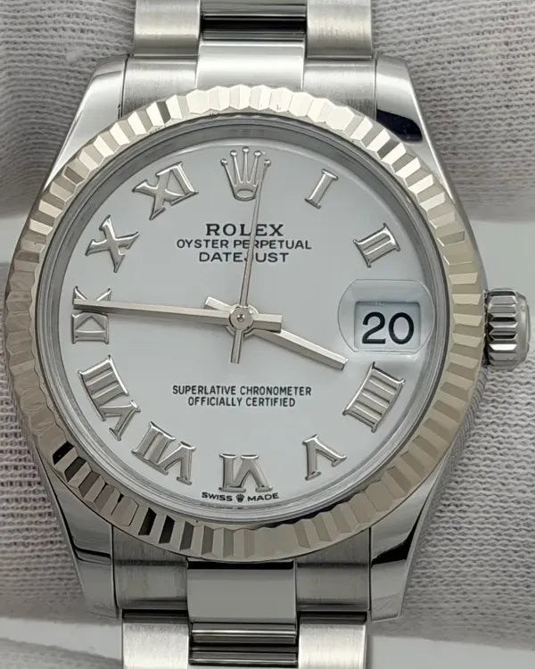 2022 Rolex Datejust 31MM White Dial Oyster Bracelet (278274)