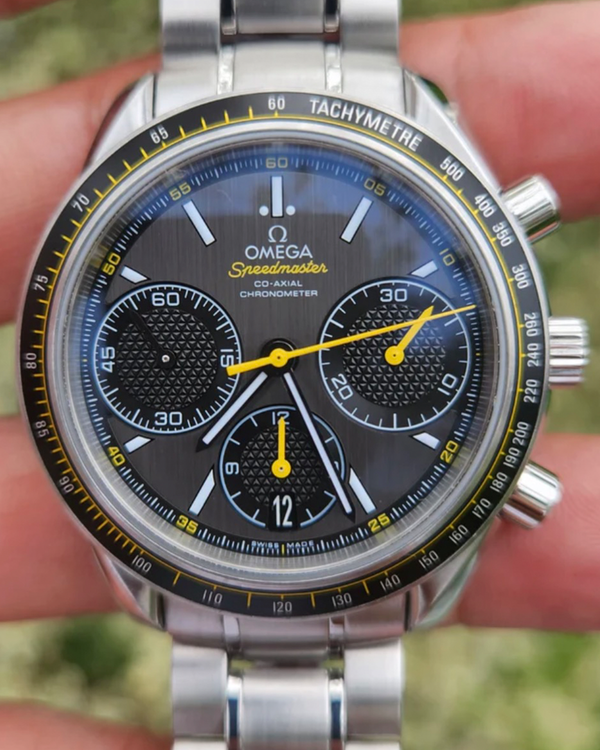 2025 Omega Speedmaster Racing 40MM Grey Dial Steel Bracelet (326.30.40.50.06.001)