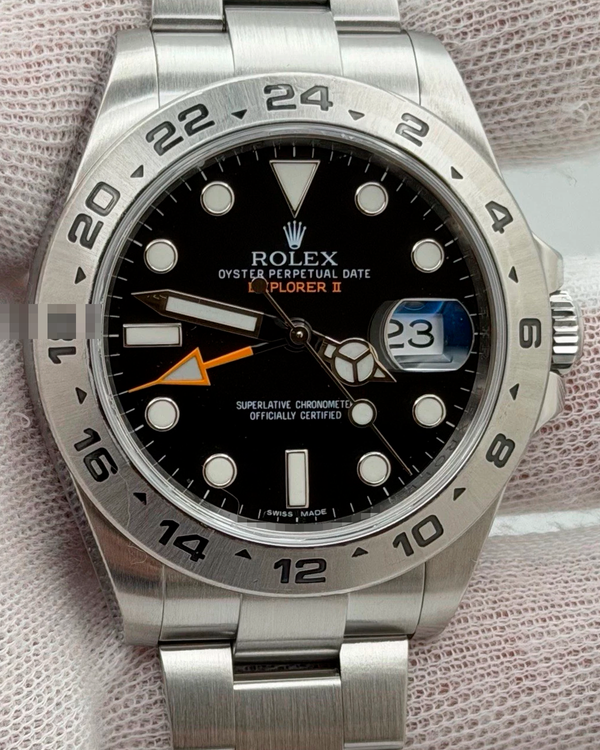 2016 Rolex Explorer II 42MM Black Dial Oyster Bracelet (216570)