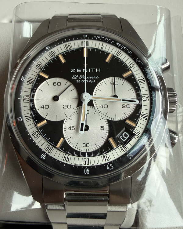 2025 Zenith Chronomaster Original 38MM Black Dial Steel Bracelet (03.3200.3600/21.M3200)