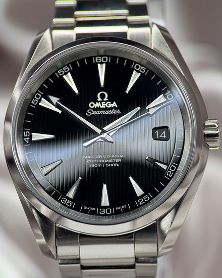 2021 Omega Seamaster Aqua Terra 150M 41.5MM Black Dial Steel Bracelet (231.10.42.21.01.003)