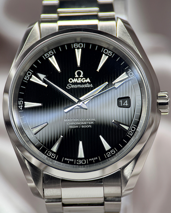2021 Omega Seamaster Aqua Terra 150M 41.5MM Black Dial Steel Bracelet (231.10.42.21.01.003)