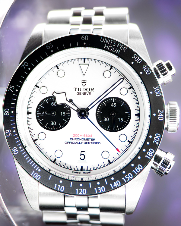 2025 Tudor Black Bay Chrono "Panda" 41MM White Dial Steel Bracelet (M79360N-0014)