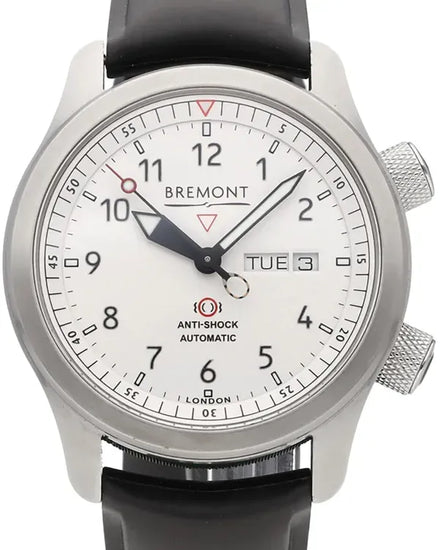 Bremont MB II 43MM White Dial Leather Strap (MBII-WH-GN-S)