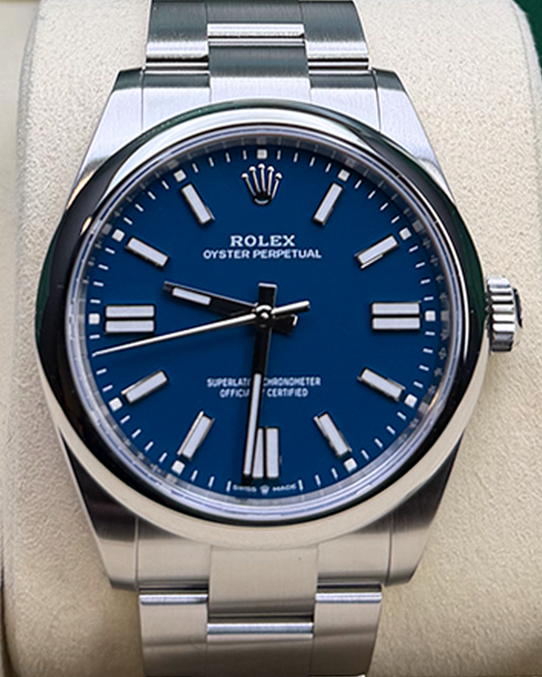 2026 Rolex Oyster Perpetual 41MM Blue Dial Oyster Bracelet (134300)