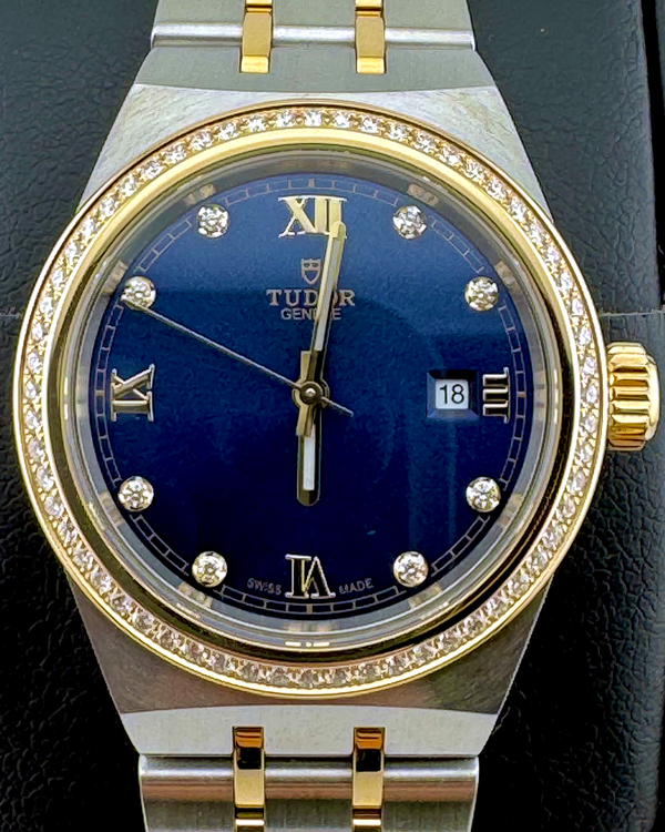 No Reserve - 2025 Tudor Royal 28MM Blue Dial Two-Tone Bracelet (28323)