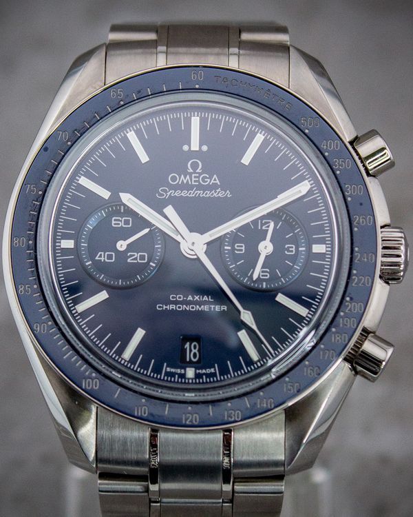 2015 Omega Speedmaster Two Counters 44.25MM Blue Dial Titanium Bracelet (311.90.44.51.03.001)