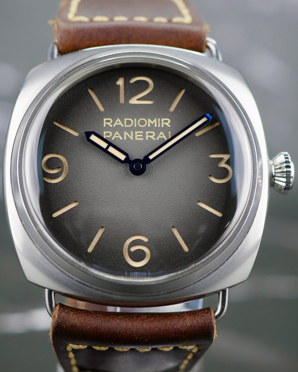 No Reserve - 2022 Panerai Radiomir Tre Giorni 45MM Grey Dial Leather Strap (PAM01334)