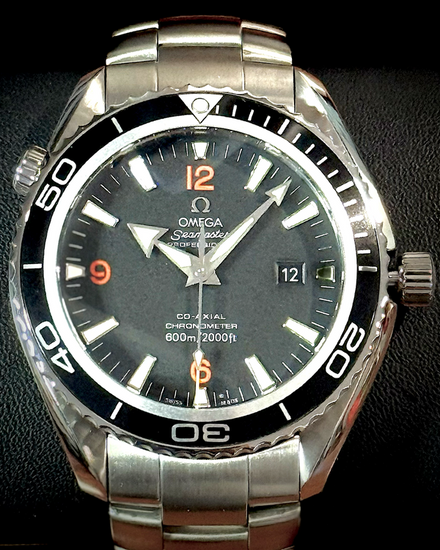 Omega Seamaster Planet Ocean 600M 45.5MM Black Dial Steel Bracelet (2200.51.00)