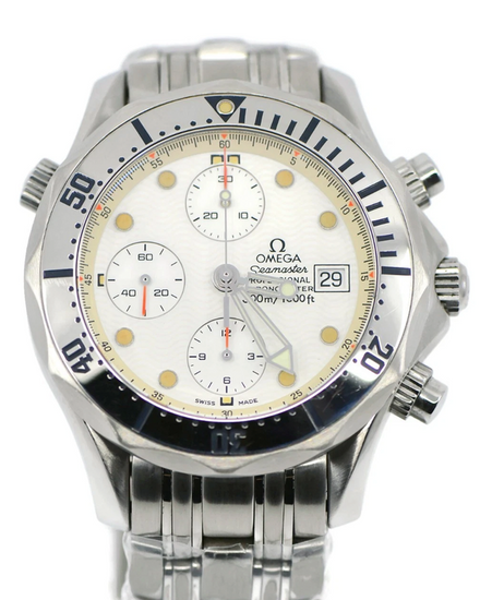 Omega Seamaster Diver 300M 41.5MM White Dial Steel Bracelet (2598.20.00)