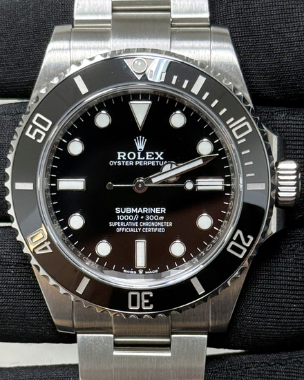 2023 Rolex Submariner No-Date 41MM Black Dial Oyster Bracelet (124060)
