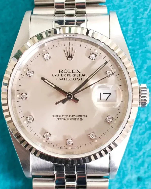 1991 Rolex Datejust 36MM Silver Dial Jubilee Bracelet (16234)