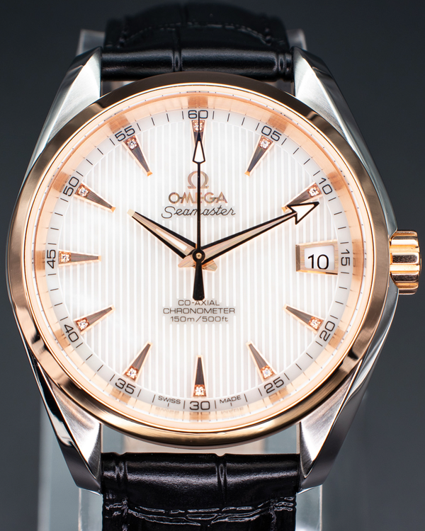 2019 Omega Seamaster Aqua Terra 150M 38.5MM Silver Dial Leather Strap (231.23.39.21.55.001)
