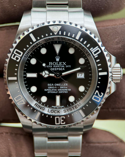 2011 Rolex Sea-Dweller Deepsea 44MM Black Dial Oyster Bracelet (116660)