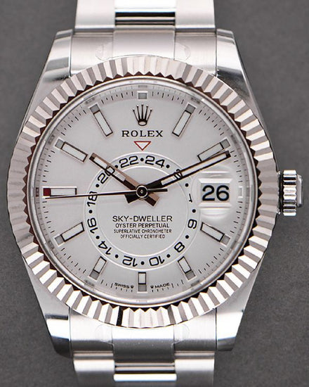 2023 Rolex Sky-Dweller 42MM White Dial Oyster Bracelet (336934)