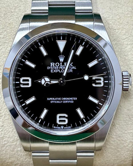 Rolex Explorer 40MM Black Dial Oyster Bracelet (224270)