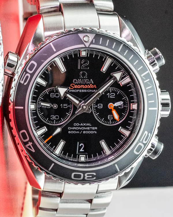 Omega Seamaster Planet Ocean 45.5MM Black Dial Steel Bracelet (232.30.46.51.01.001)