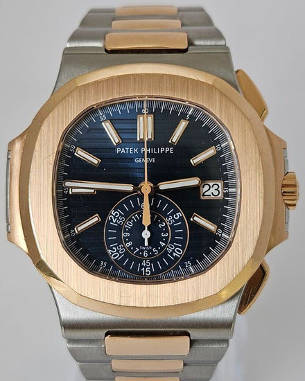 2020 Patek Philippe Nautilus 40.5MM Blue Dial Two-Tone Bracelet (5980/1AR-001)