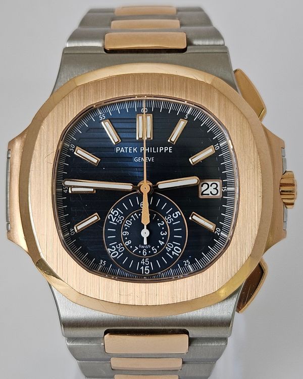 2020 Patek Philippe Nautilus 40.5MM Blue Dial Two-Tone Bracelet (5980/1AR-001)