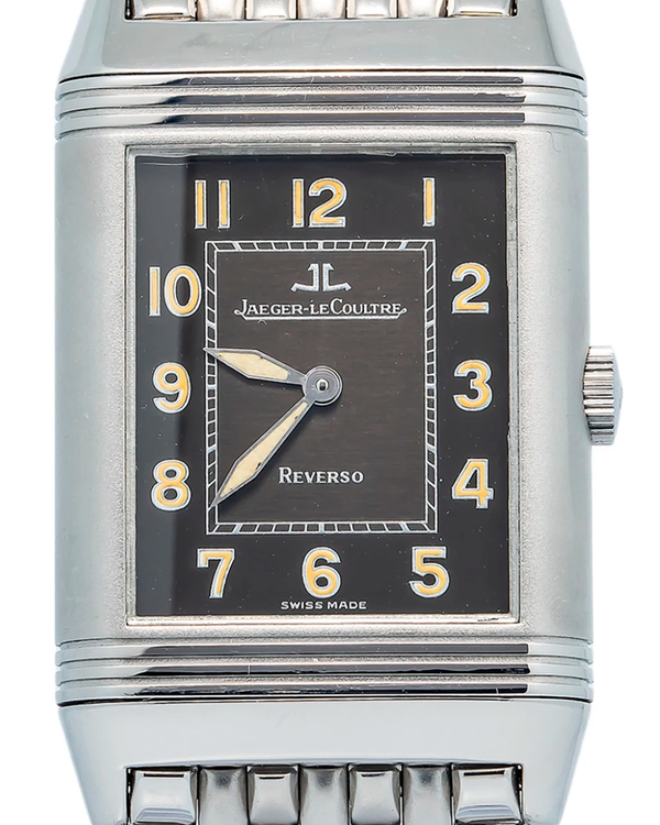 Jaeger-LeCoultre Reverso Grande Taille "Shadow" 42MM Black Dial Steel Bracelet (271.8.61)