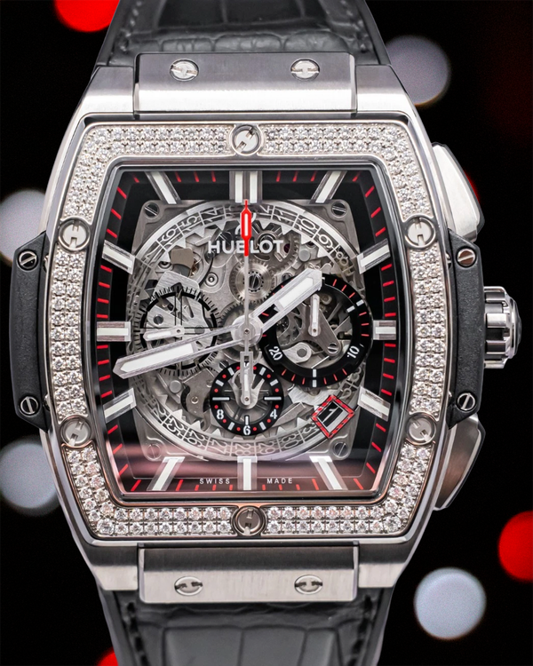 2019 Hublot Spirit Of Big Bang 45MM Skeleton Dial Leather Strap (601.NX.0173.LR.1104)