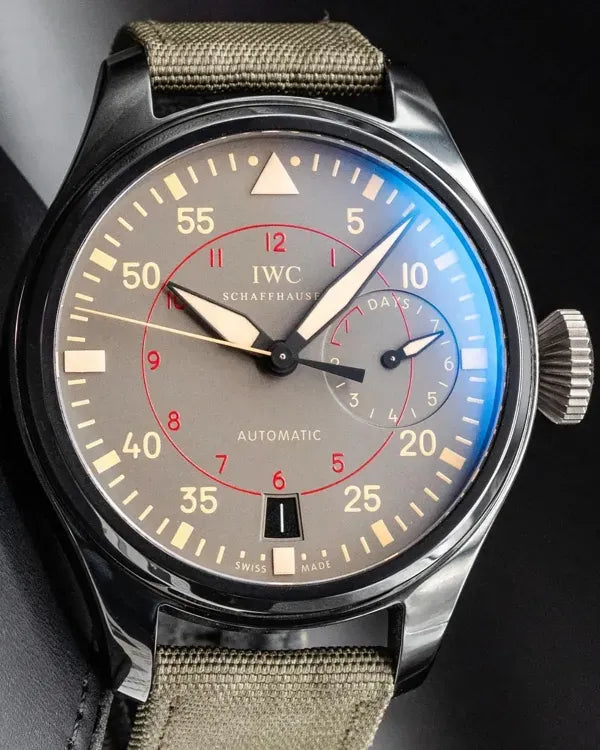 2015 IWC Schaffhausen Pilot Top Gun "Miramar" 48.6MM Anthracite Dial Textile Strap (IW501902)