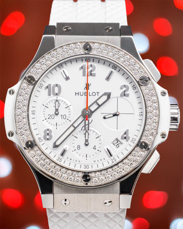 Hublot Big Bang Chronograph 41MM White Dial Rubber Strap (342.SE.230.RW.114)