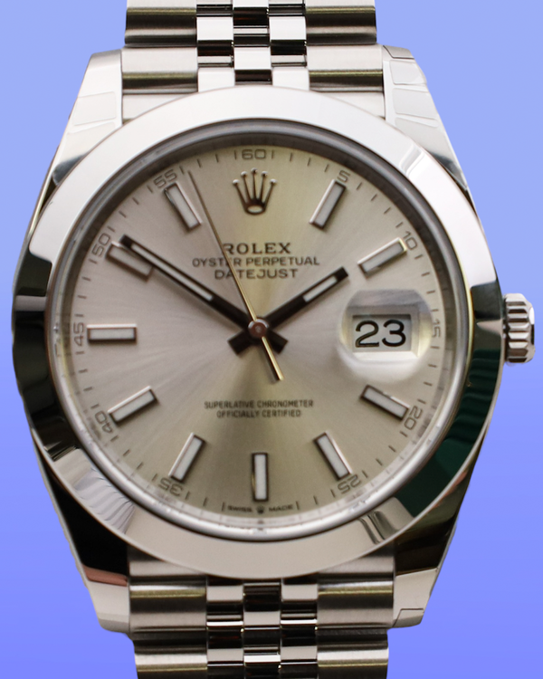 2025 Rolex Datejust 41MM Silver Dial Jubilee Bracelet (126300)