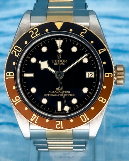 2022 Tudor Black Bay S&G GMT "Rootbeer" 41MM Black Dial Two-Tone Bracelet (79833MN)