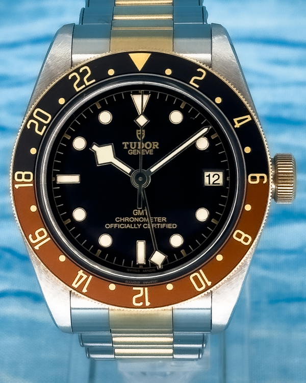 2022 Tudor Black Bay S&G GMT "Rootbeer" 41MM Black Dial Two-Tone Bracelet (79833MN)