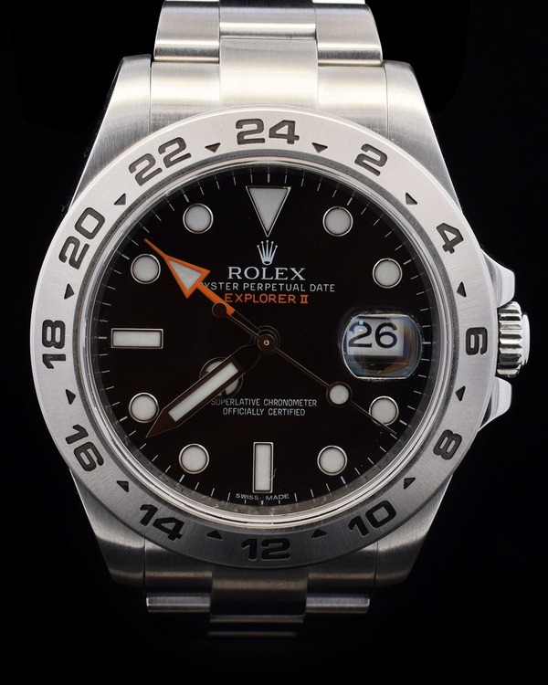 Rolex Explorer II 42MM Black Dial Oyster Bracelet (216570)