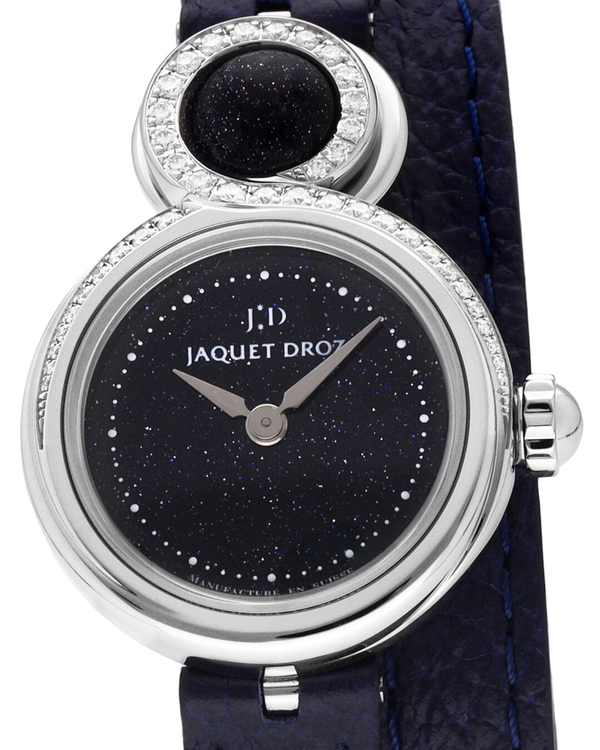Jaquet Droz Lady 8 Petite 25MM Aventurine Dial Leather Strap (J014600371)