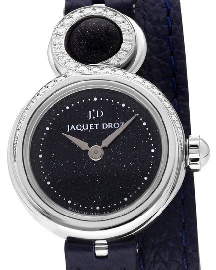Jaquet Droz Lady 8 Petite 25MM Aventurine Dial Leather Strap (J014600371)