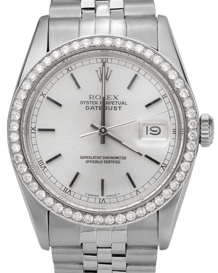 Rolex Datejust 36MM Silver Dial Jubilee Bracelet (16014)