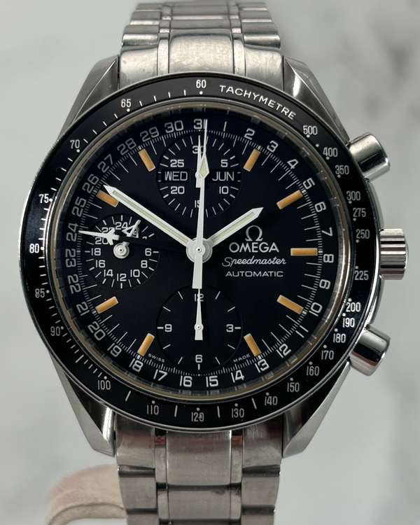 Omega Speedmaster Day-Date 39MM Black Dial Steel Bracelet (3520.50.00)