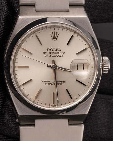 Rolex Datejust Oysterquartz 36MM Silver Dial Oysterquartz Bracelet (17000)