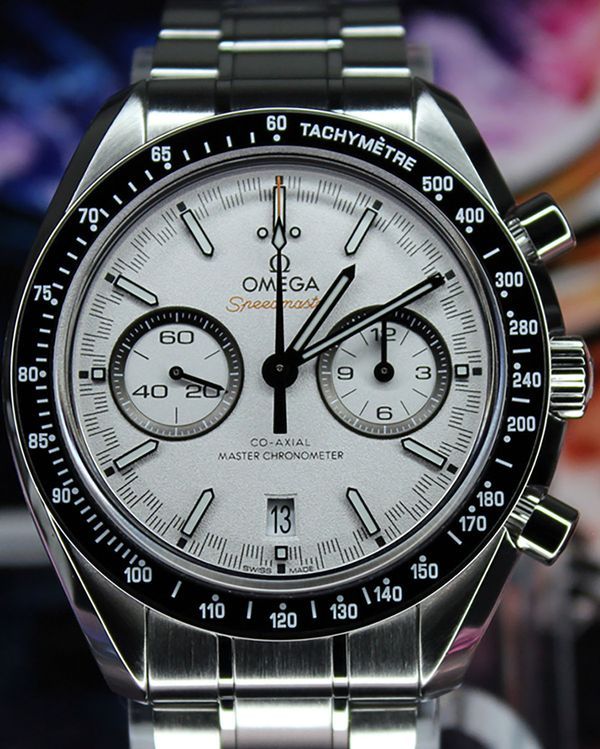 2024 Omega Speedmaster Racing 44.25MM White Dial Steel Bracelet (329.30.44.51.04.001)